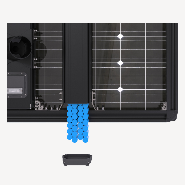 Réverbère solaire à LED version Ultron série AE5